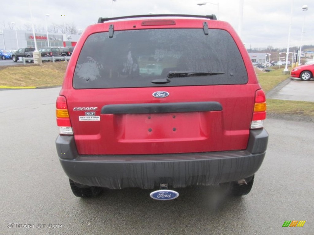 2003 Escape XLT V6 4WD - Redfire Metallic / Medium Dark Flint photo #3