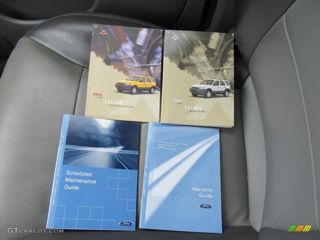 2003 Ford Escape XLT V6 4WD Books/Manuals Photo #77433927