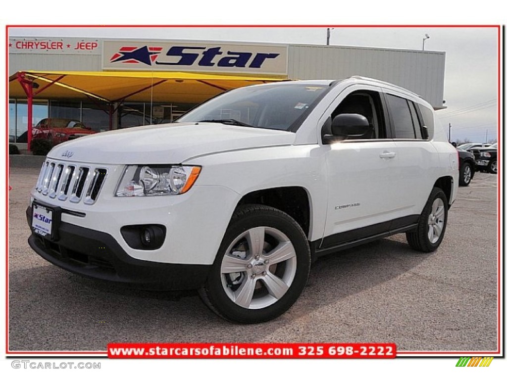 Bright White Jeep Compass