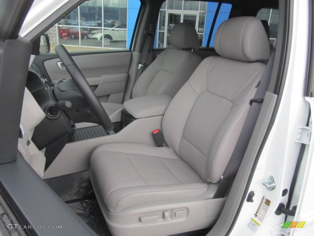 Gray Interior 2013 Honda Pilot EX-L 4WD Photo #77434826