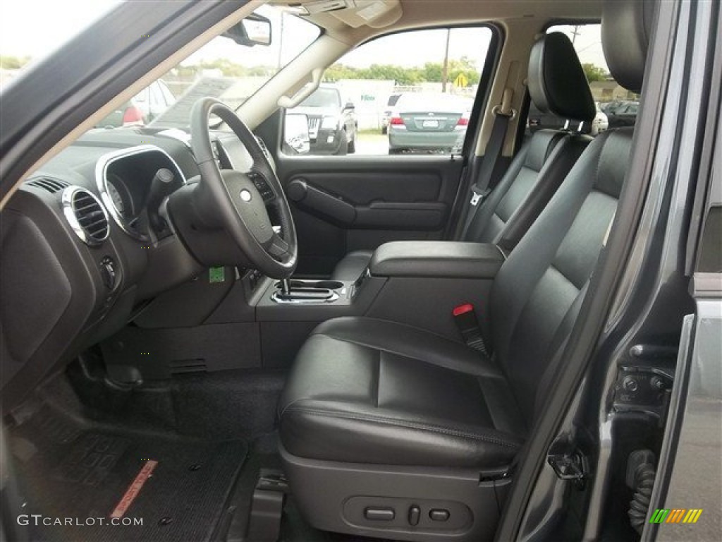 Charcoal Black Interior 2010 Ford Explorer Sport Trac Limited