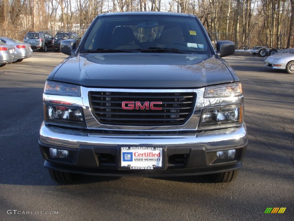 2012 Canyon SLE Crew Cab 4x4 - Dark Steel Gray Metallic / Ebony photo #2