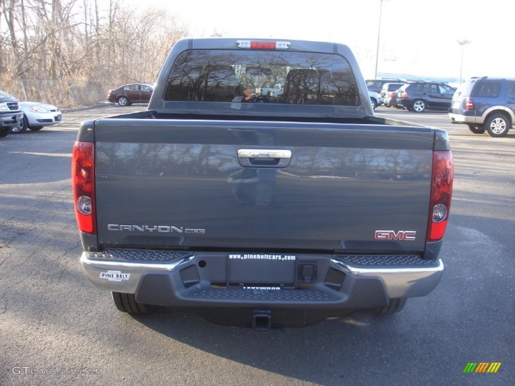 2012 Canyon SLE Crew Cab 4x4 - Dark Steel Gray Metallic / Ebony photo #5