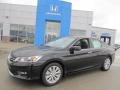 2013 Crystal Black Pearl Honda Accord EX-L Sedan  photo #1