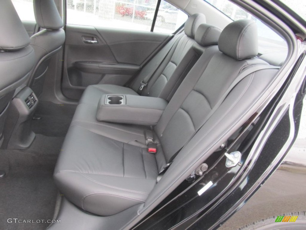 2013 Honda Accord EX-L Sedan Rear Seat Photo #77435559