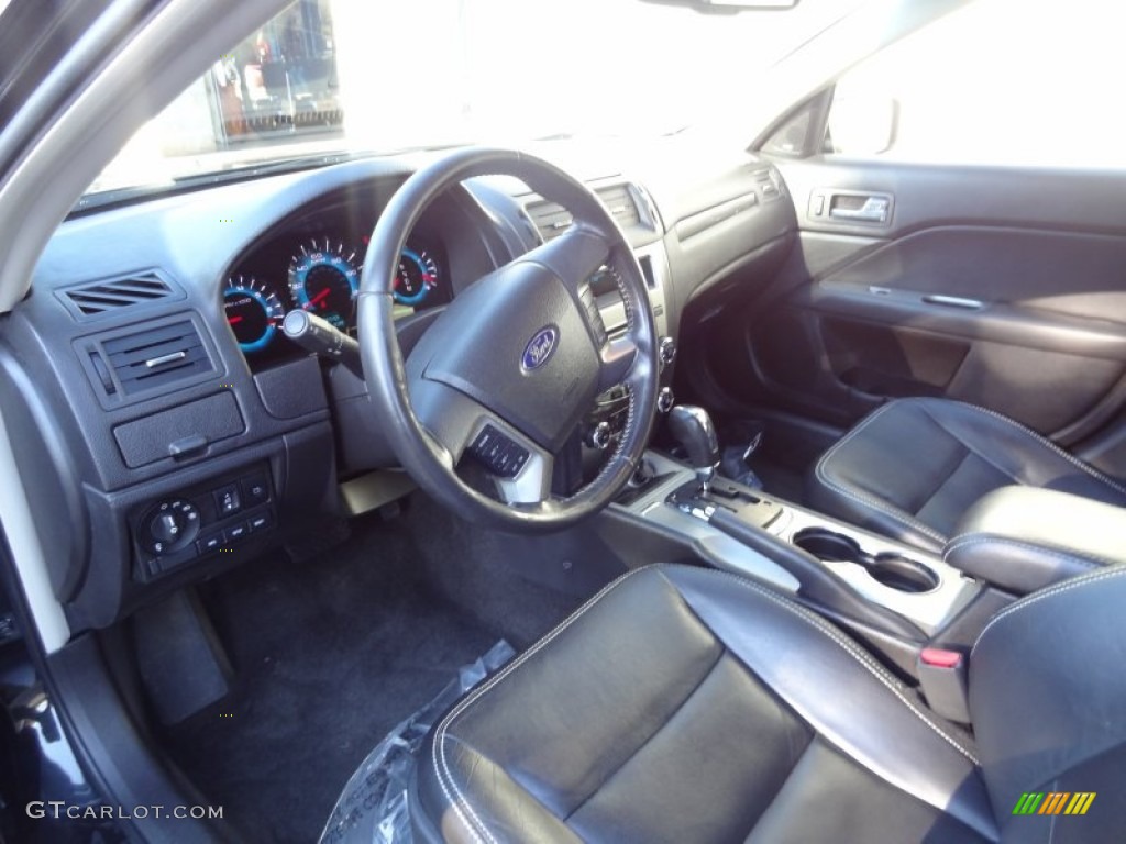 Charcoal Black Interior 2010 Ford Fusion SEL V6 Photo #77436417