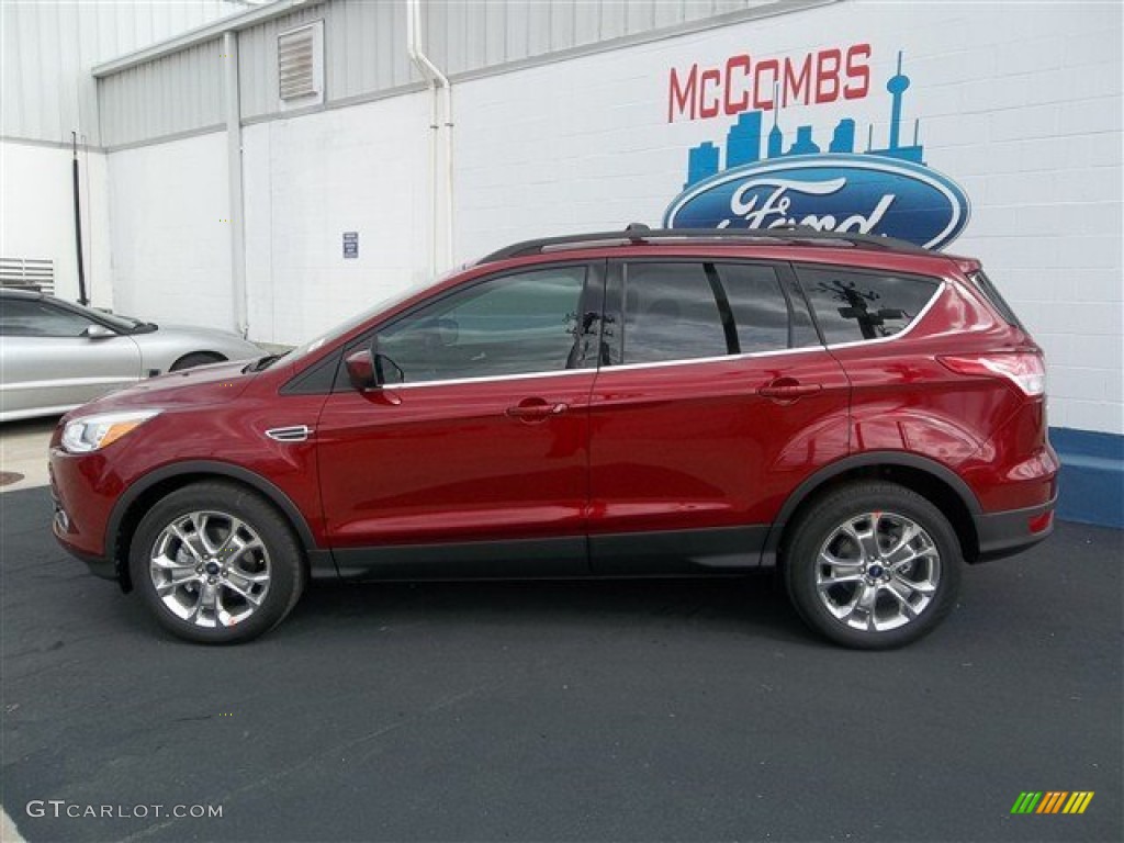 2013 Escape SE 1.6L EcoBoost - Ruby Red Metallic / Medium Light Stone photo #3