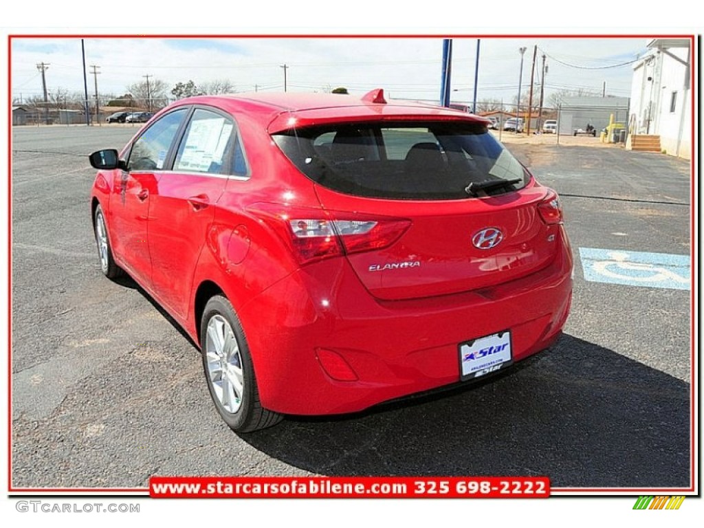 2013 Elantra GT - Volcanic Red / Black photo #3