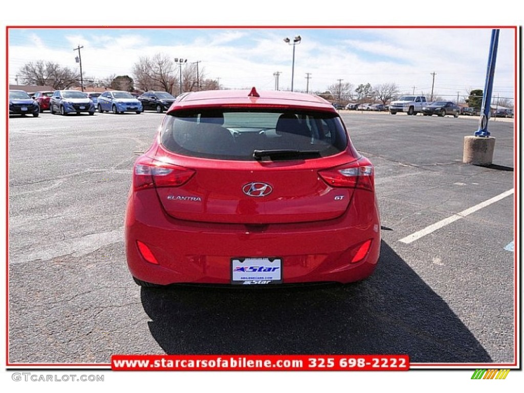 2013 Elantra GT - Volcanic Red / Black photo #6