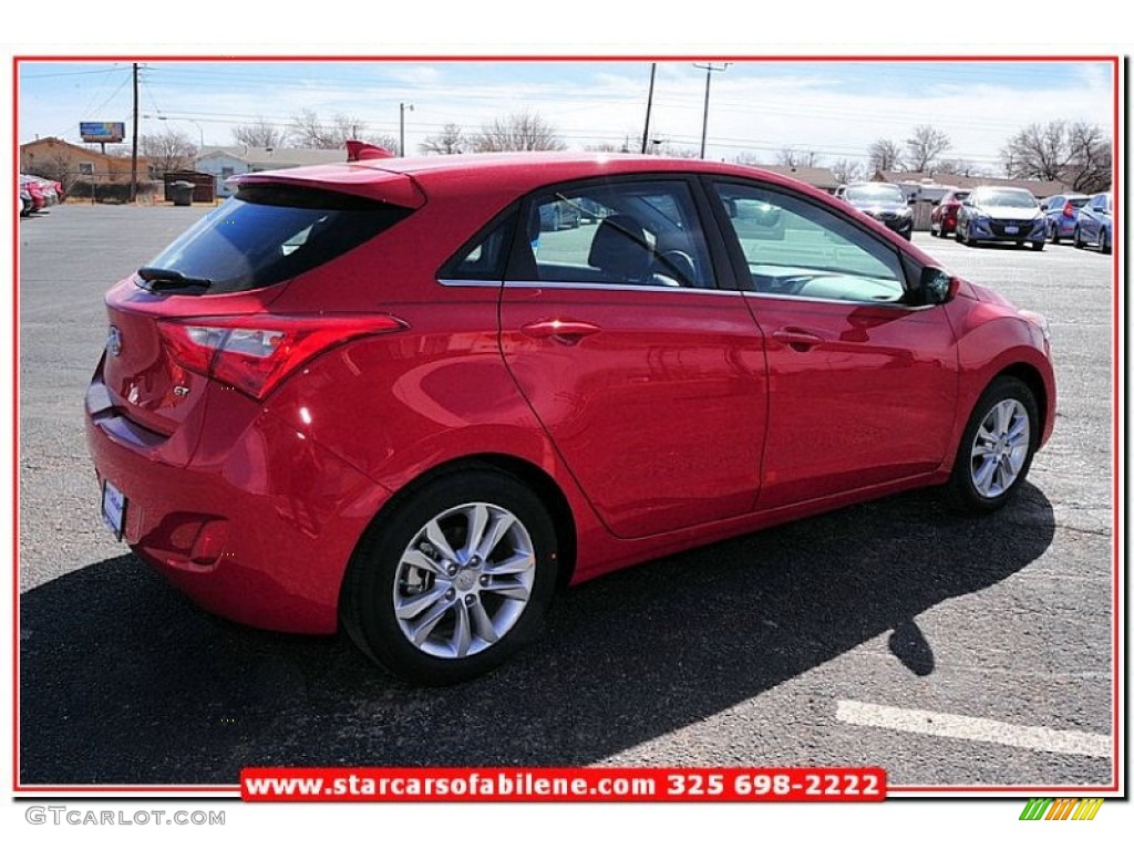 2013 Elantra GT - Volcanic Red / Black photo #7