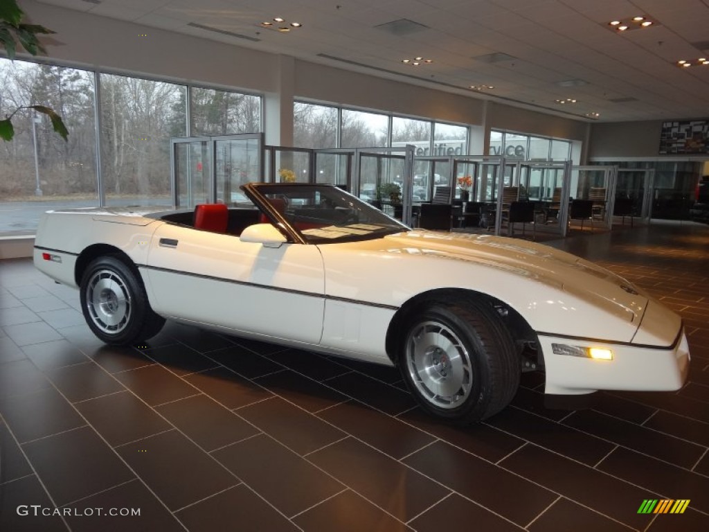 White 1987 Chevrolet Corvette Convertible Exterior Photo #77437758
