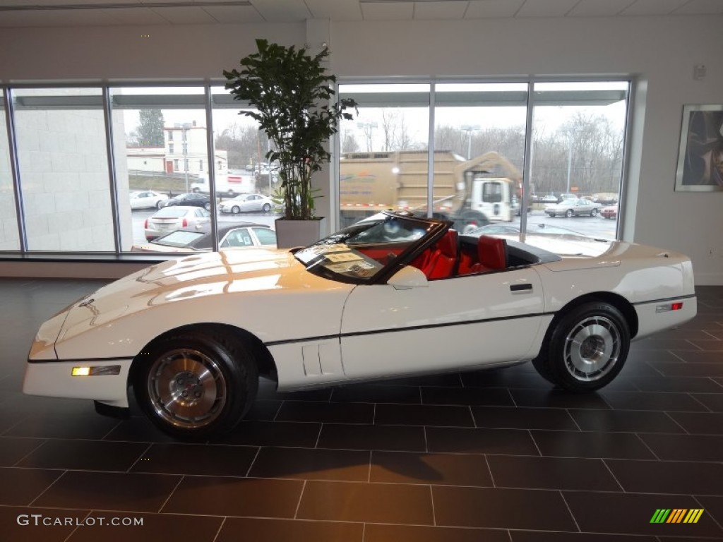 White 1987 Chevrolet Corvette Convertible Exterior Photo #77437824