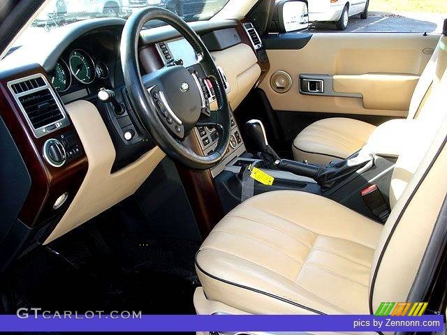 2006 Range Rover HSE - Java Black Pearl / Sand/Jet photo #7