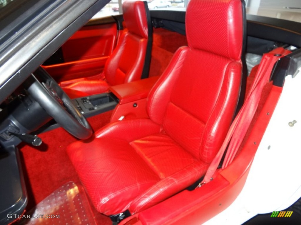 1987 Chevrolet Corvette Convertible Front Seat Photo #77437922