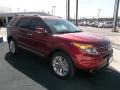 2013 Ruby Red Metallic Ford Explorer Limited  photo #9