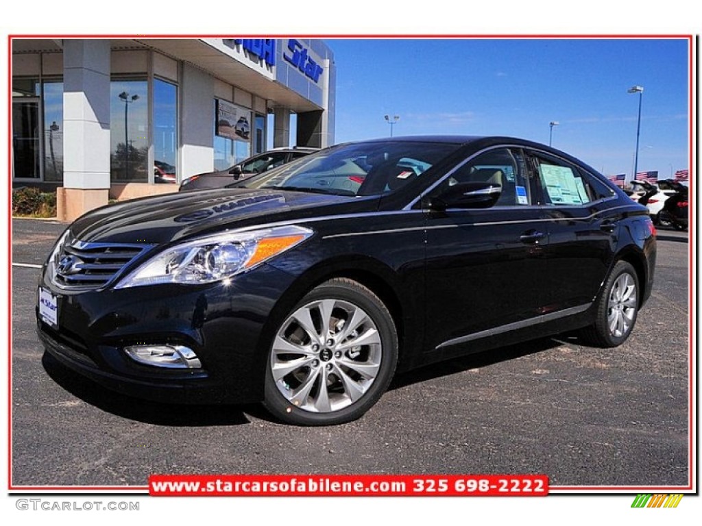 2013 Azera  - Midnight Blue Pearl / Camel photo #1