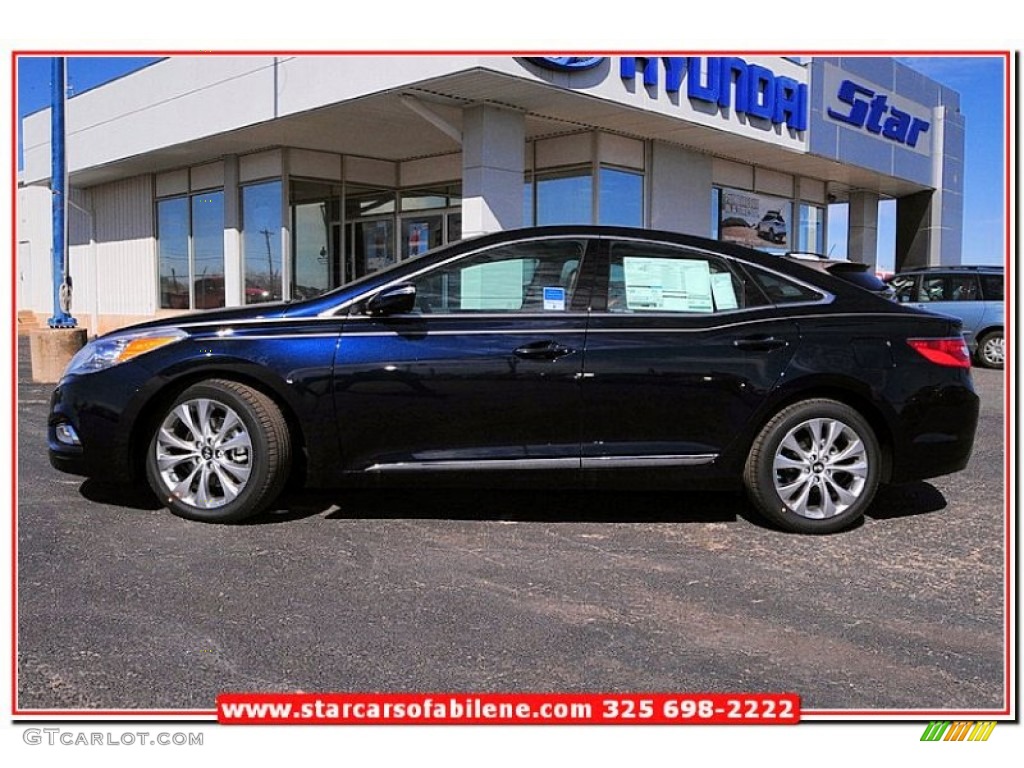 2013 Azera  - Midnight Blue Pearl / Camel photo #2