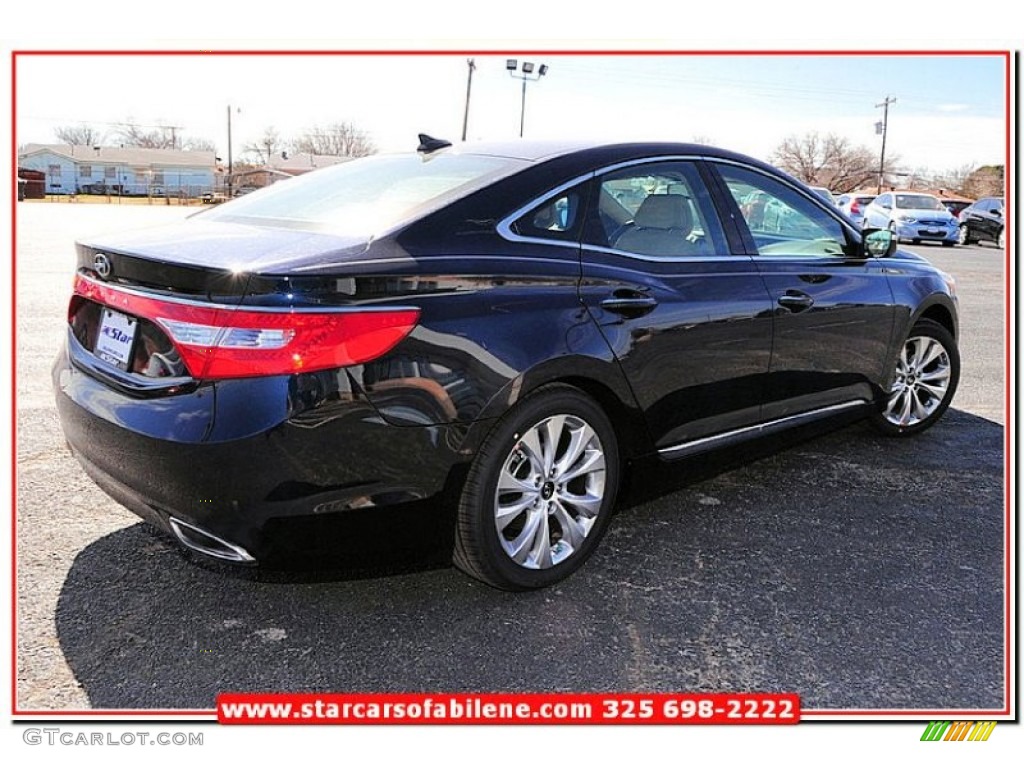 2013 Azera  - Midnight Blue Pearl / Camel photo #6