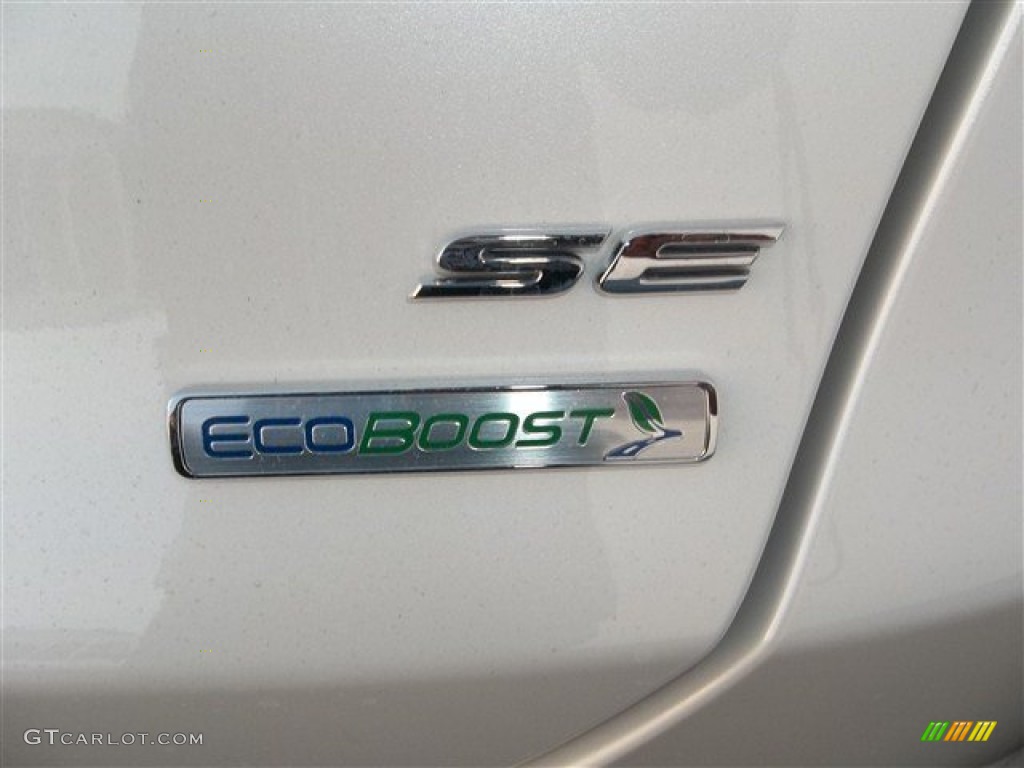 2013 Fusion SE 1.6 EcoBoost - White Platinum Metallic Tri-coat / Dune photo #7