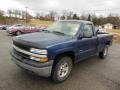 1999 Indigo Blue Metallic Chevrolet Silverado 1500 Regular Cab 4x4  photo #3