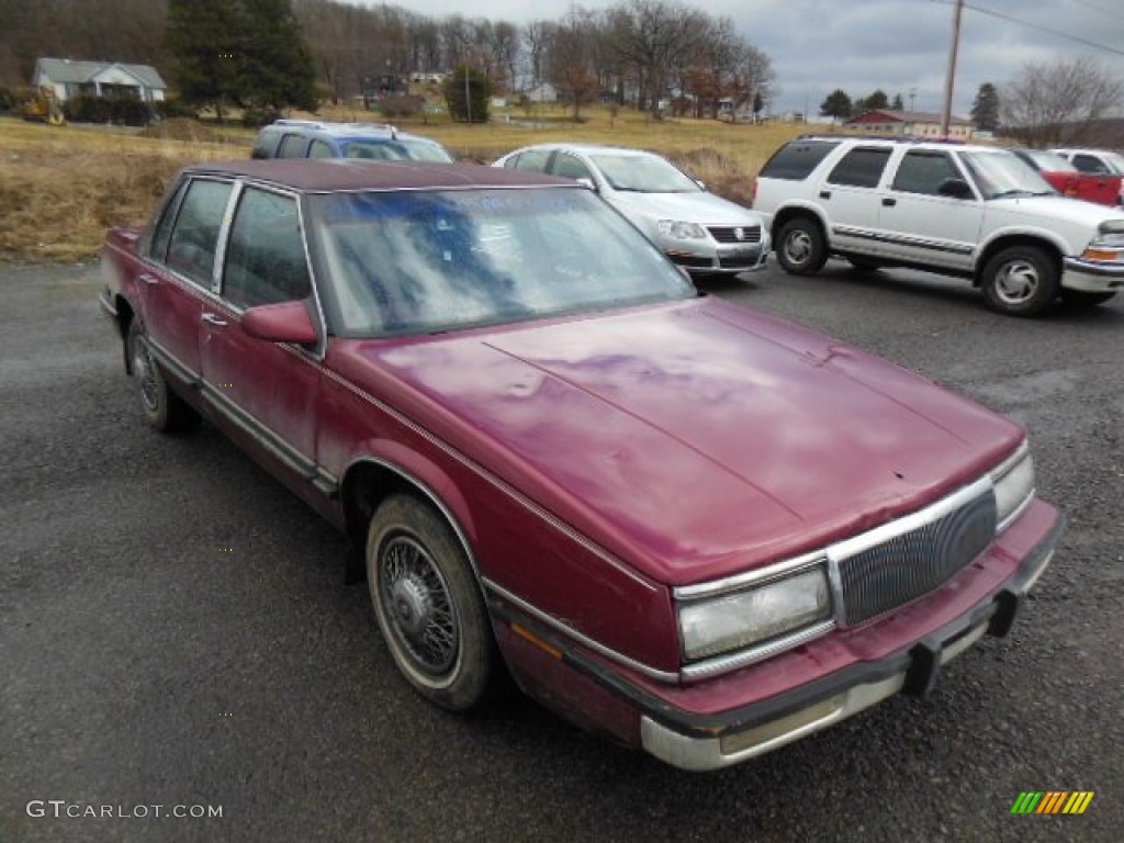 1991 LeSabre Limited Sedan - Medium Red Metallic / Red photo #1