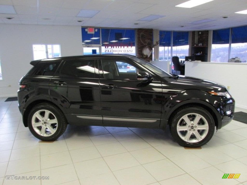 2012 Range Rover Evoque Pure - Barolo Black Premium Metallic / Ebony photo #2