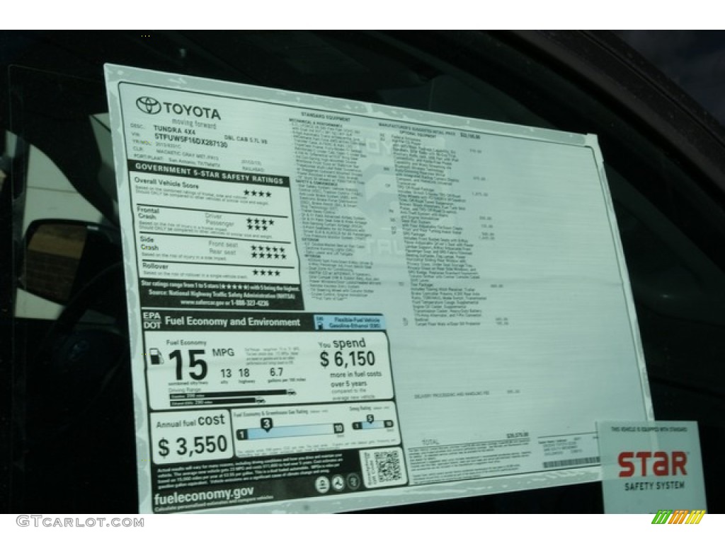 2013 Tundra Double Cab 4x4 - Magnetic Gray Metallic / Graphite photo #10