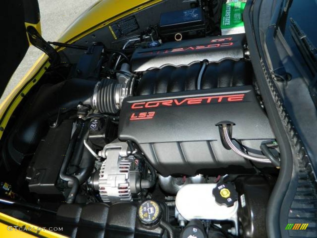 2008 Corvette Coupe - Velocity Yellow / Ebony photo #28