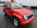 2005 Flame Red Jeep Liberty Limited 4x4  photo #7