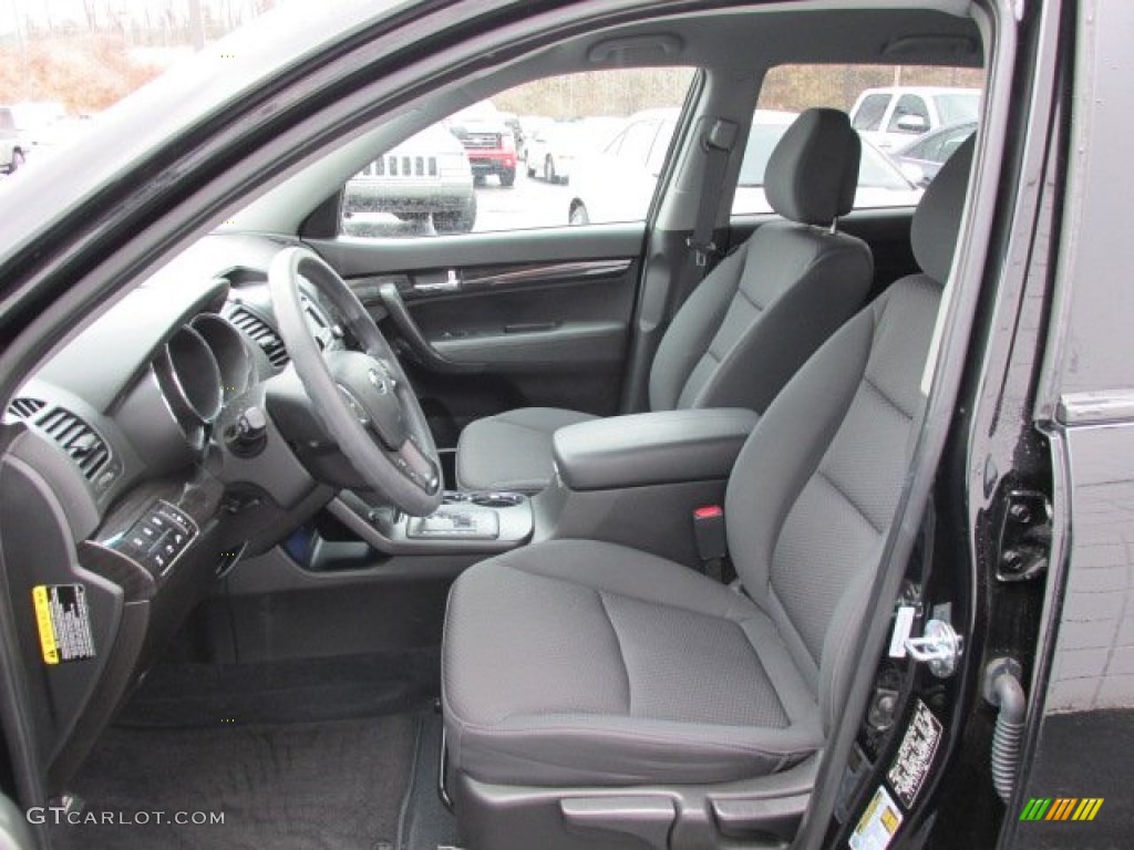 Black Interior 2011 Kia Sorento LX AWD Photo #77441630