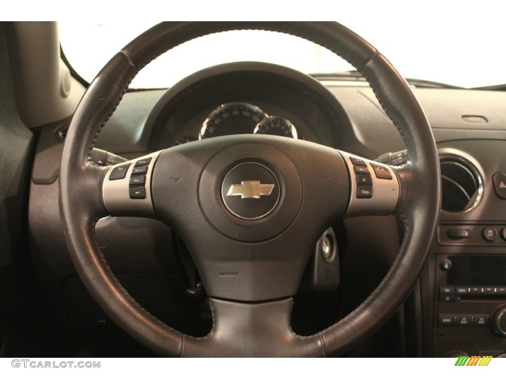 2009 Chevrolet HHR LT Ebony Steering Wheel Photo #77442009