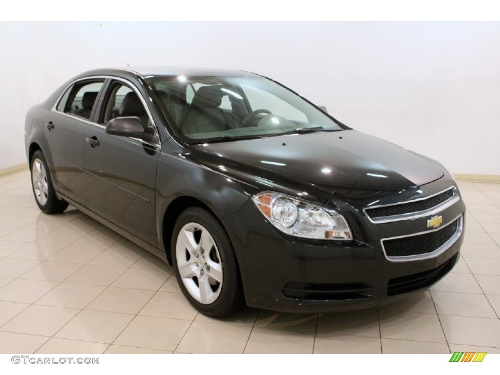 Black Granite Metallic 2010 Chevrolet Malibu LS Sedan Exterior Photo #77442909
