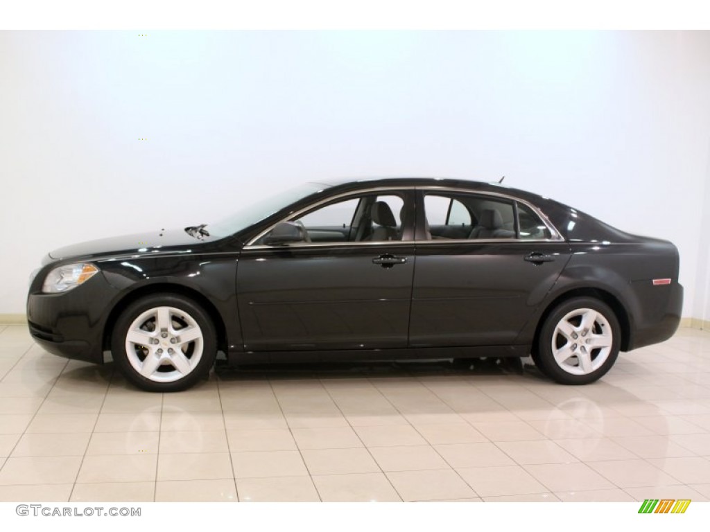 Black Granite Metallic 2010 Chevrolet Malibu LS Sedan Exterior Photo #77442960