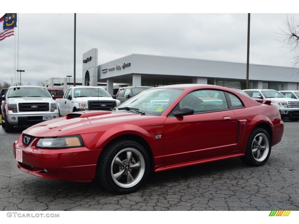 2003 Mustang GT Coupe - Redfire Metallic / Dark Charcoal photo #6