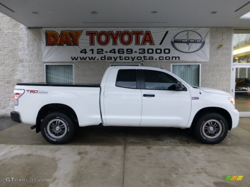 2011 Tundra TRD Rock Warrior Double Cab 4x4 - Super White / Black photo #1