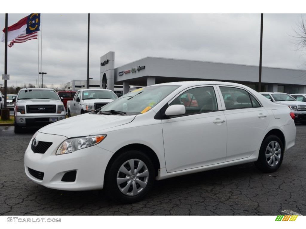 Super White 2010 Toyota Corolla LE Exterior Photo #77444166