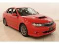 Lightning Red 2010 Subaru Impreza WRX Sedan