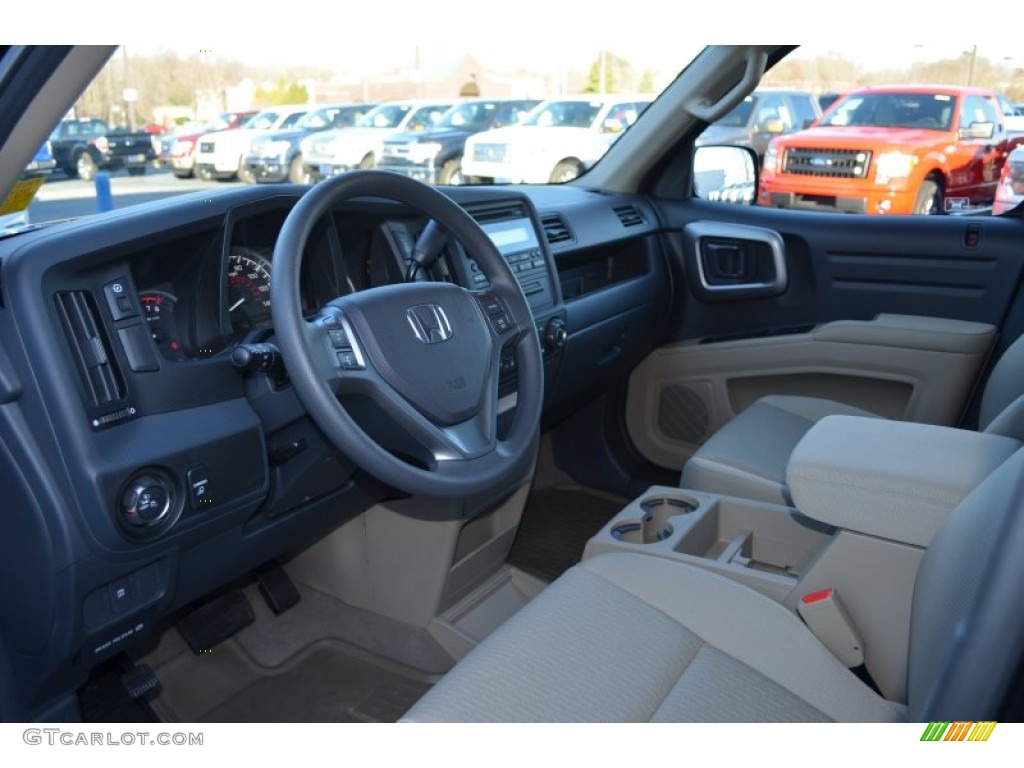 Beige Interior 2009 Honda Ridgeline RTS Photo #77444710