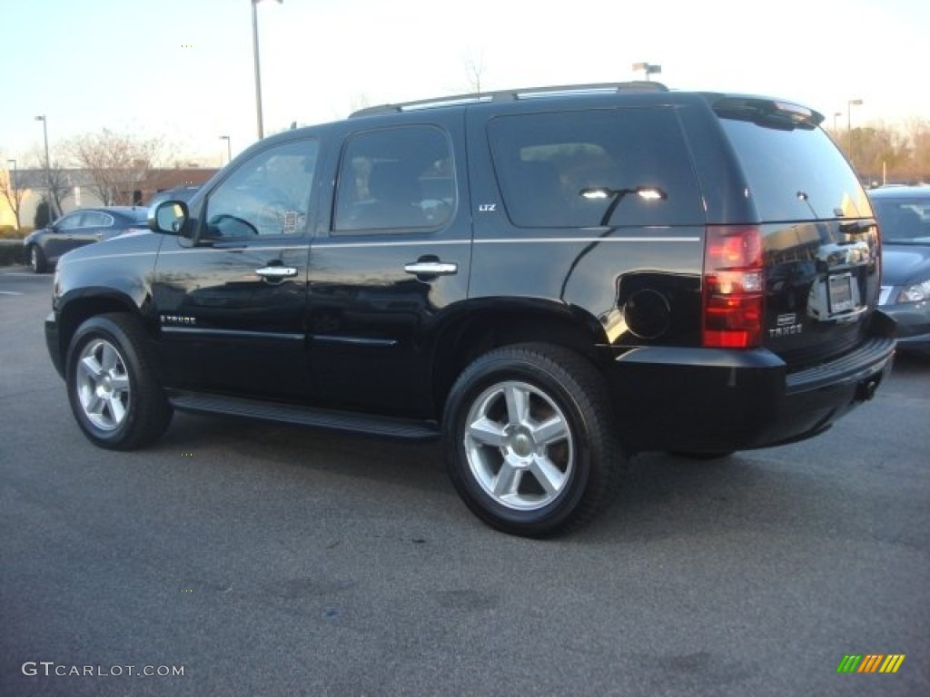 2008 Tahoe LTZ 4x4 - Black / Ebony photo #3