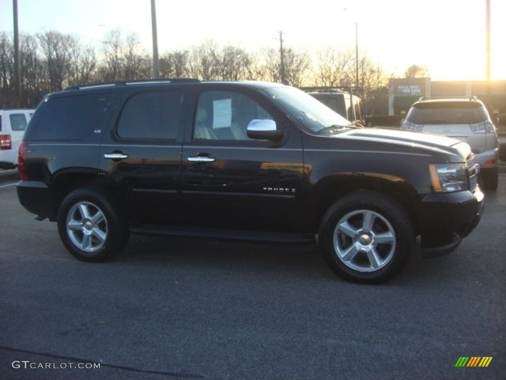 2008 Tahoe LTZ 4x4 - Black / Ebony photo #7