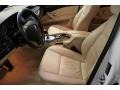2008 BMW 5 Series Beige Interior Front Seat Photo