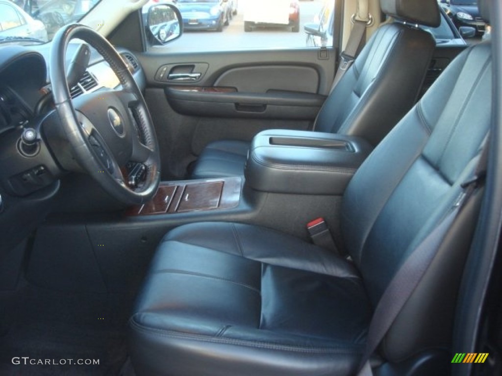 Ebony Interior 2008 Chevrolet Tahoe LTZ 4x4 Photo #77445117