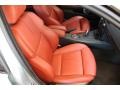 2010 BMW M3 Fox Red Novillo Interior Front Seat Photo