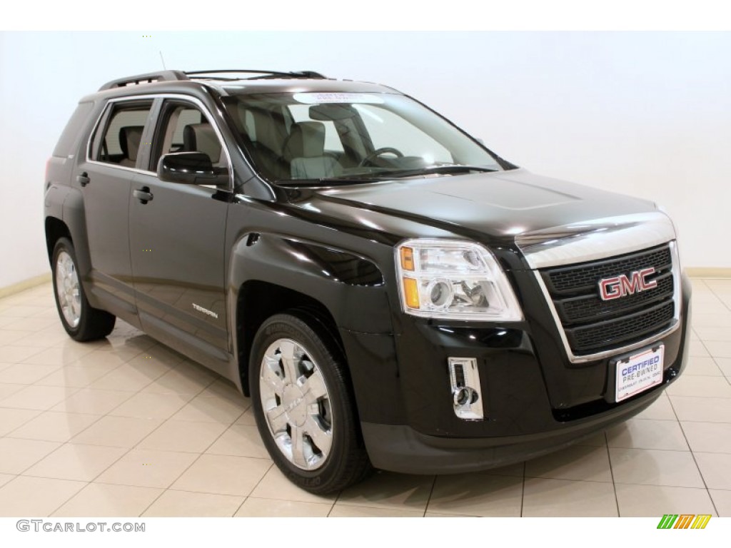 2010 Terrain SLT AWD - Onyx Black / Light Titanium photo #1