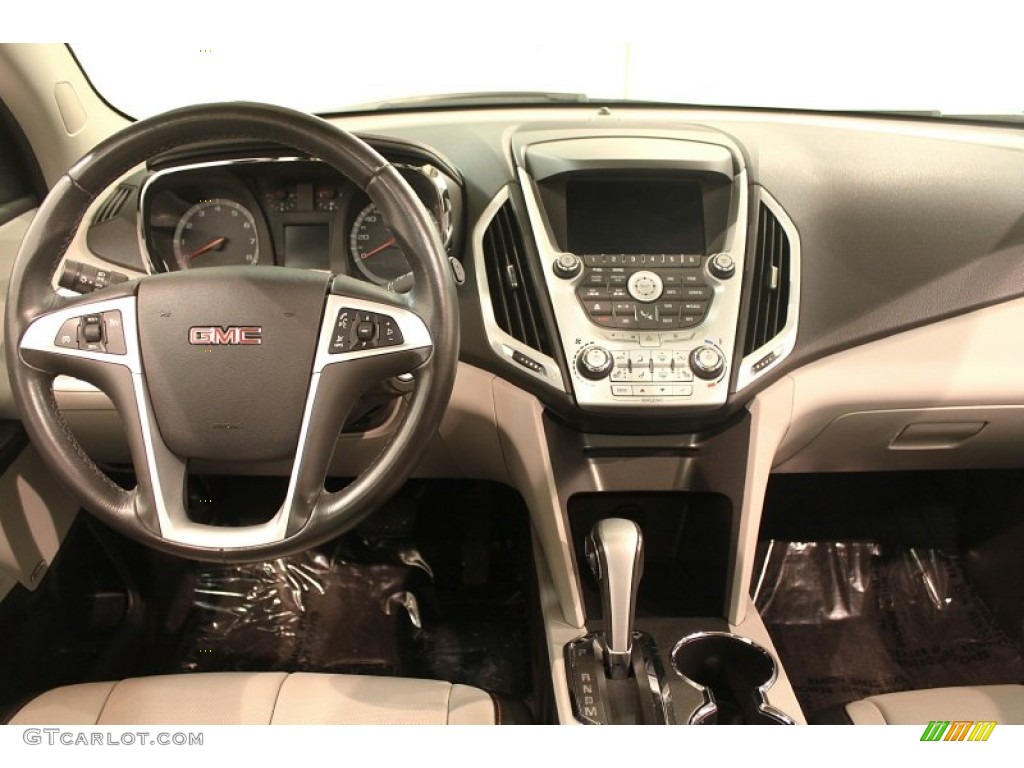 2010 GMC Terrain SLT AWD Light Titanium Dashboard Photo #77445774