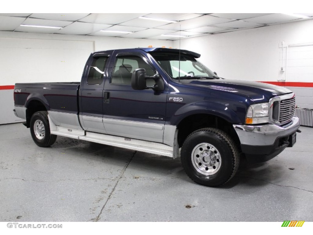 True Blue Metallic Ford F250 Super Duty