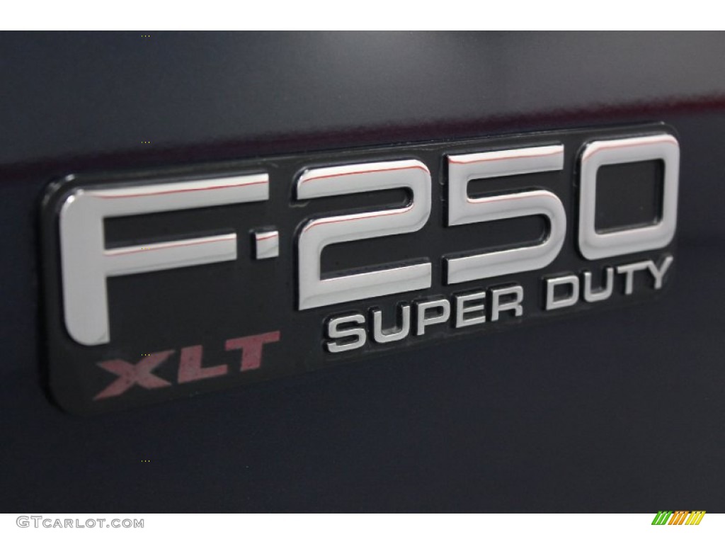 2003 F250 Super Duty XLT SuperCab 4x4 - True Blue Metallic / Dark Flint Grey photo #23