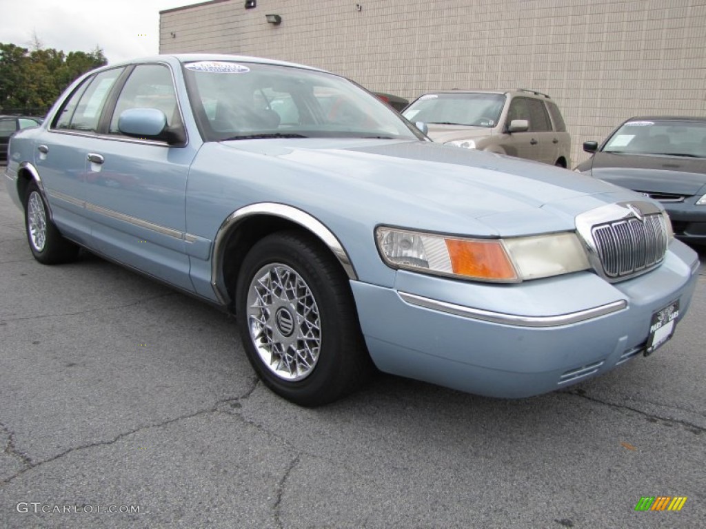 2001 Grand Marquis GS - Light Blue Metallic / Light Graphite photo #4