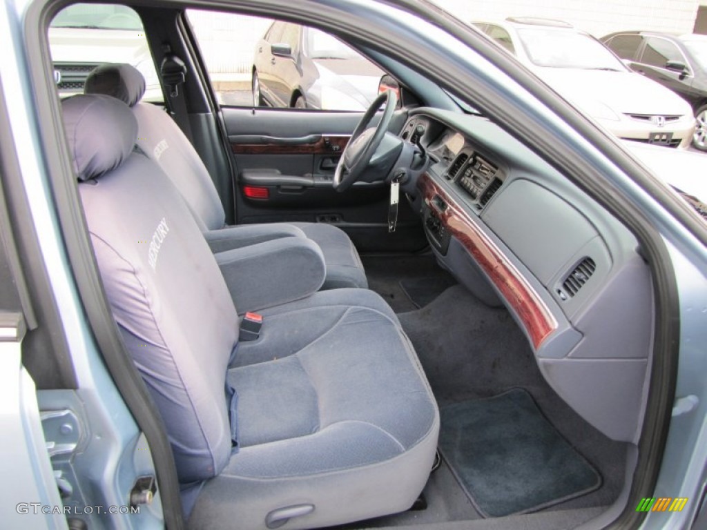 2001 Grand Marquis GS - Light Blue Metallic / Light Graphite photo #10