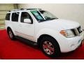 2012 Avalanche White Nissan Pathfinder LE  photo #1